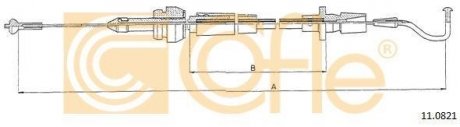 Тросик газа 11.0821 COFLE 110821