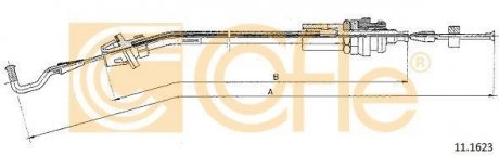 Тросик газа COFLE 111623