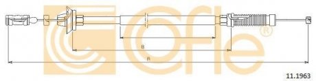 Тросик газу COFLE 11.1963