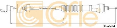 Трос сцепления COFLE 112284