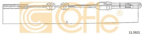 Трос ручника COFLE 115921 (фото 1)