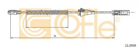 Трос ручника COFLE 115939