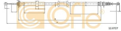 Трос ручного тормоза COFLE 120727