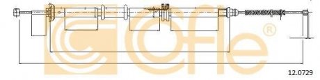 Трос ручного тормоза COFLE 120729