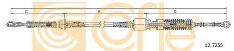 Трос, ступенчатая коробка передач COFLE 12.7255