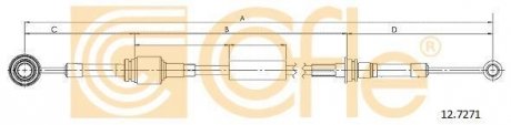 Трос, ступенчатая коробка передач COFLE 12.7271