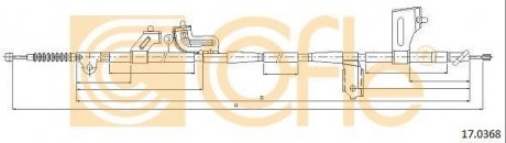 Трос ручного тормоза COFLE 170368
