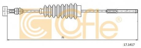 Трос ручного тормоза COFLE 171417