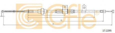 Трос, стояночная тормозная система COFLE 17.2295 (фото 1)