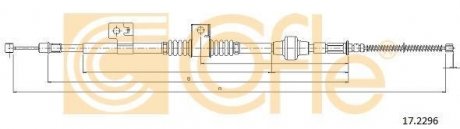 Трос, стояночная тормозная система COFLE 17.2296 (фото 1)