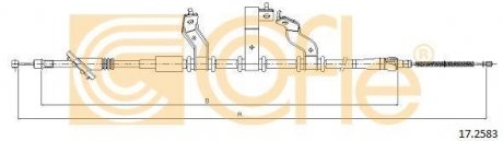 Трос ручного тормоза зад. Hyundai Tucson 04-10 л. (1875/1575) COFLE 17.2583 (фото 1)