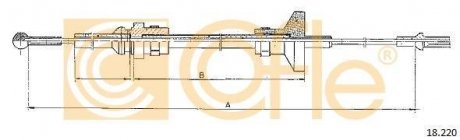 Трос сцепления COFLE 18220