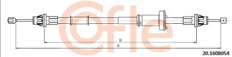 Трос ручного гальма COFLE 20160B054 (фото 1)