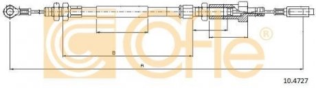 Трос ручного тормоза COFLE 92104727