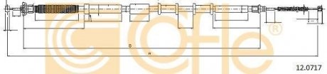 Трос ручного тормоза COFLE 92120717