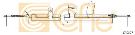 Трос ручного тормоза COFLE 92170327
