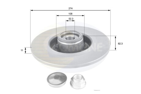 Тормозной диск COMLINE ADC1560