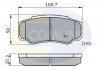 Гальмівні колодки, дискове гальмо (набір) COMLINE CBP01042 (фото 1)