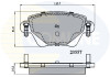 Комплект тормозных колодок, дисковый тормоз COMLINE CBP01114 (фото 1)