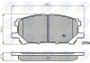 Комплект тормозных колодок, дисковый механизм COMLINE CBP01750 (фото 1)