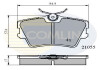 Комплект гальмівних колодок, дискове гальмо COMLINE CBP0272 (фото 1)