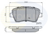 Комплект тормозных колодок, дисковый тормоз COMLINE CBP0984 (фото 1)