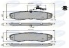 Комплект гальмівних колодок, дискове гальмо COMLINE CBP12108 (фото 1)