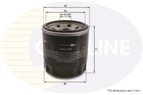 Масляный фильтр COMLINE CDH11631