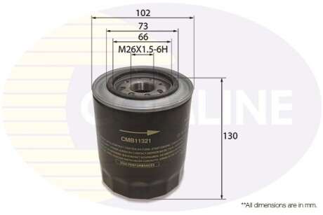 Масляний фільтр COMLINE CMB11321