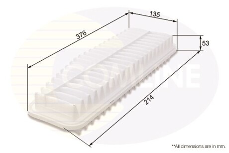 Фильтр воздушный COMLINE CTY12075