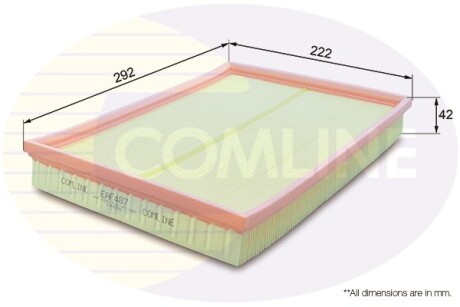 Фильтр воздушный COMLINE EAF487