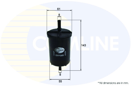 Топливный фильтр COMLINE EFF005