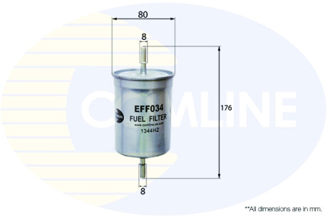 Топливный фильтр COMLINE EFF034