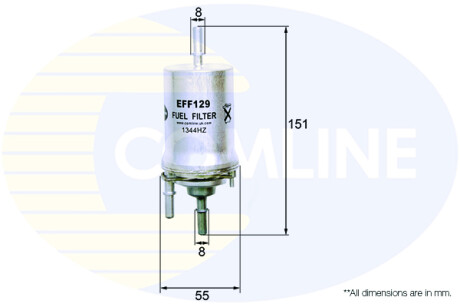 Фільтр палива COMLINE EFF129