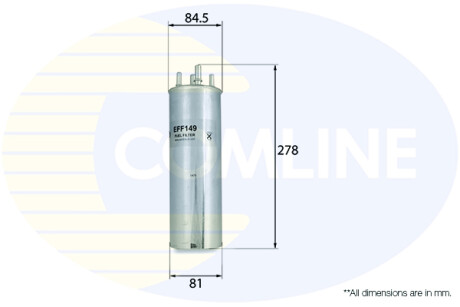 Топливный фильтр COMLINE EFF149 (фото 1)