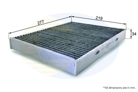 Фільтр повітря (салону) COMLINE EKF163A