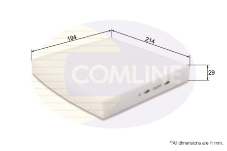 Фільтр повітря (салону) COMLINE EKF185