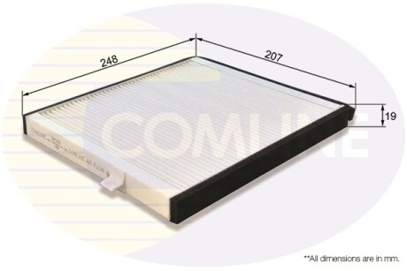 Фільтр повітря (салону) COMLINE EKF202