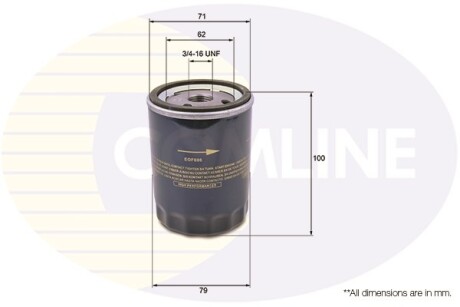 Масляный фильтр COMLINE EOF006