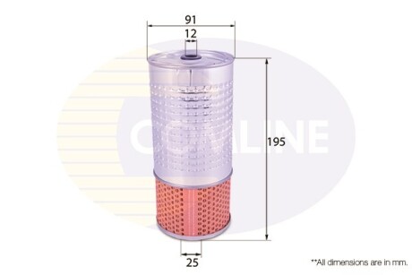 Фільтр масла COMLINE EOF129