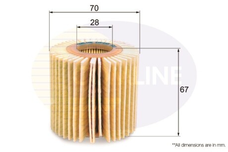 Масляный фильтр COMLINE EOF245