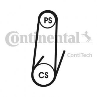 Полікліновий ремінний комплект Contitech 4PK1022ELASTT1