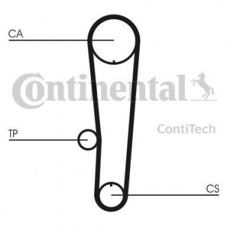 Комплект ремня ГРМ Contitech CT1017K1