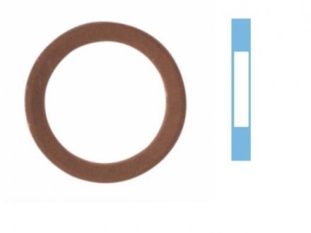 Ущільнююче кільце, різьбова пр.. CORTECO 005502S