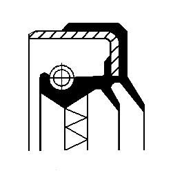 КОЛЬЦО УПЛОТНИТЕЛЬНОЕ 48X65X8/9,4 CORTECO 01034113