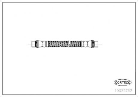 Тормозной шланг CORTECO 19025762