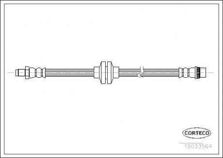 Гальмівний шланг CORTECO 19033564
