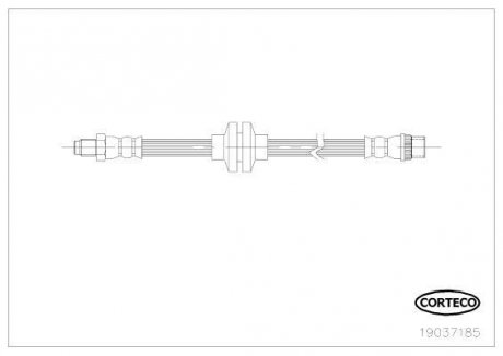 Гальмівний шланг CORTECO 19037185
