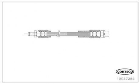 Шланг тормозной GIÊTKI BMW CORTECO 19037285