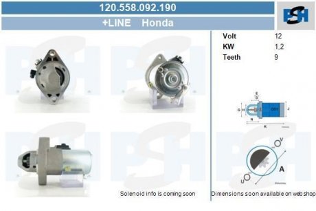 Стартер CV PSH 120558092190